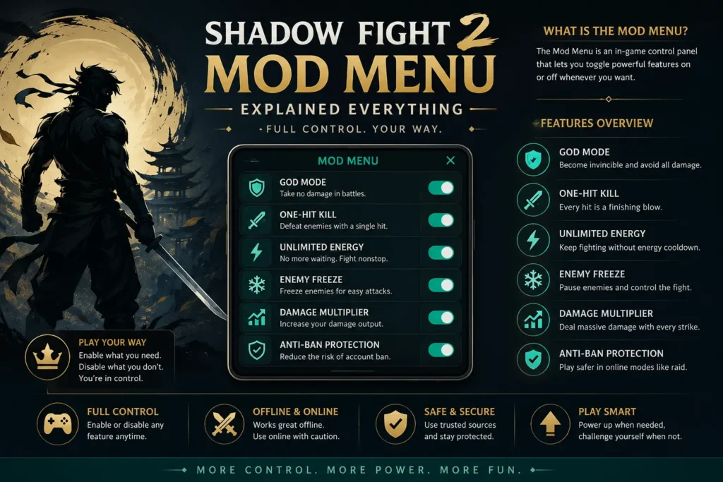 Shadow fight 2 mod menu
